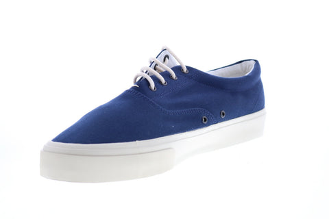 Sebago John 7001430 Mens Blue Canvas Lace Up Lifestyle Sneakers Shoes