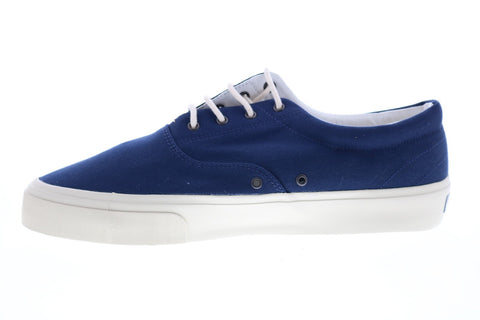 Sebago John 7001430 Mens Blue Canvas Lace Up Lifestyle Sneakers Shoes