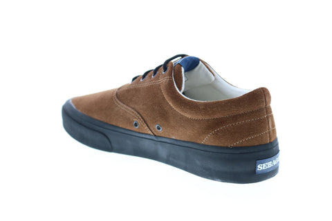 Sebago John Suede 7001460 Mens Brown Sneakers Lifestyle Shoes