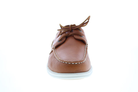 Sebago Naples 70014W0 Womens Brown Leather Loafers & Slip Ons Boat Shoes