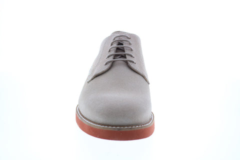 Sebago Harvard 70015W0 Mens Beige Wide Leather Oxfords & Lace Ups Plain Toe Shoes