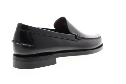 Sebago Frank Citysides 70015A0 Mens Black Leather Dress Slip On Loafers Shoes