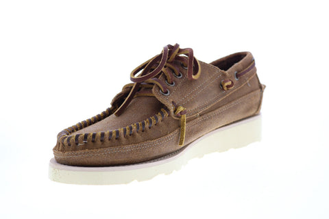 Sebago Keuka 70015R0 Mens Brown Suede Loafers & Slip Ons Boat Shoes
