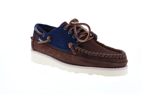 Sebago Cayuga 70015S0 Mens Brown Suede Loafers & Slip Ons Boat Shoes