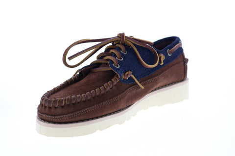 Sebago Cayuga 70015S0 Mens Brown Suede Loafers & Slip Ons Boat Shoes