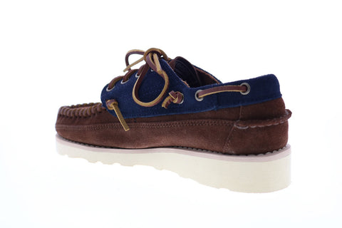 Sebago Cayuga 70015S0 Mens Brown Suede Loafers & Slip Ons Boat Shoes