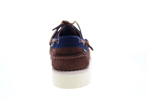 Sebago Cayuga 70015S0 Mens Brown Suede Loafers & Slip Ons Boat Shoes