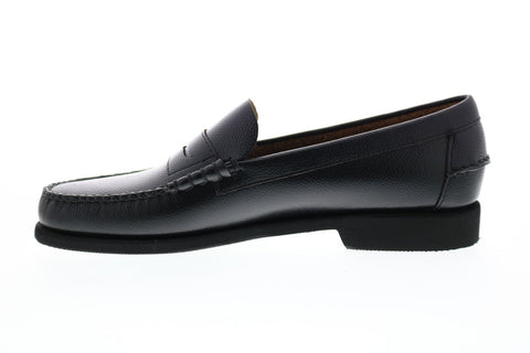 Sebago Dan Rice Polaris Womens Black Leather Loafers & Slip Ons Penny Shoes