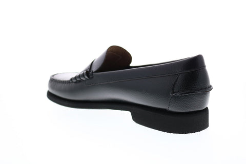 Sebago Dan Rice Polaris Womens Black Leather Loafers & Slip Ons Penny Shoes