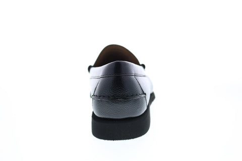 Sebago Dan Rice Polaris Womens Black Leather Loafers & Slip Ons Penny Shoes