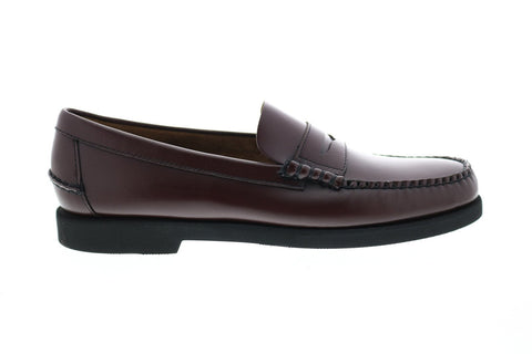 Sebago Dan Polaris 7001GW0 Mens Brown Leather Loafers & Slip Ons Penny Shoes