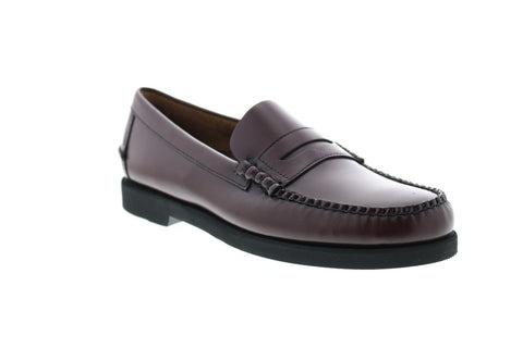 Sebago Dan Polaris 7001GW0 Mens Brown Leather Loafers & Slip Ons Penny Shoes