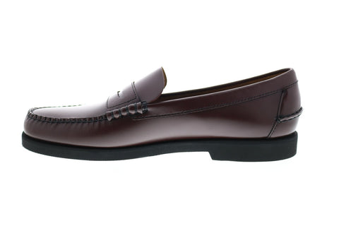 Sebago Dan Polaris 7001GW0 Mens Brown Leather Loafers & Slip Ons Penny Shoes