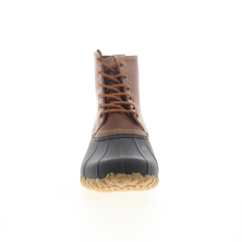 Sebago Duck Boot 7001H60 Mens Brown Wide Leather Casual Dress Boots Shoes