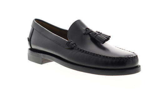 Sebago Classic Will 7001R20 Mens Black Wide Leather Dress Slip On Loafers Shoes