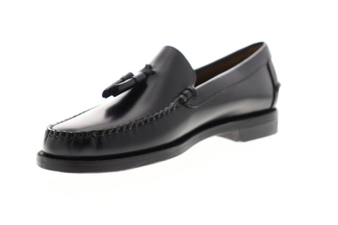 Sebago Classic Will 7001R20 Mens Black Wide Leather Dress Slip On Loafers Shoes