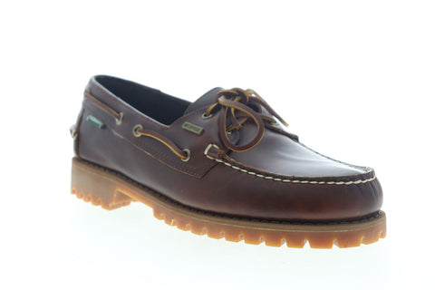 Sebago Ranger Waxy Waterproof 7002IL0 Mens Brown Wide Casual Boat Shoes