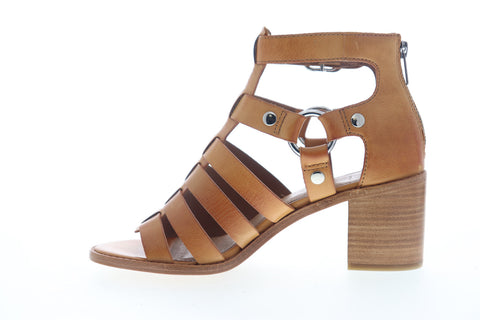Frye Bianca Gladiator 70028 Womens Brown Leather Gladiator Sandals Shoes