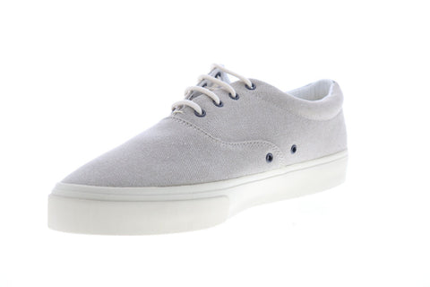 Sebago John Zen Canvas 7002TL0 Mens Beige Canvas Lace Up Sneakers Lifestyle Shoes