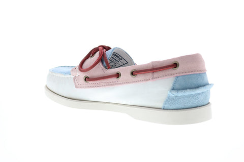 Sebago Portland Pastel 7002TW0 Mens White Loafers & Slip Ons Boat Shoes