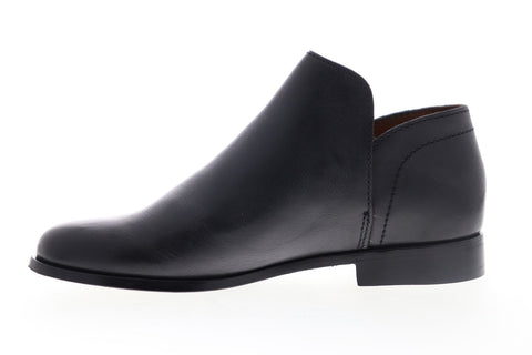 Frye Elyssa Shootie 70236 Womens Black Leather Slip On Chukka Boots Shoes