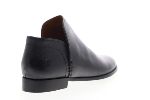 Frye Elyssa Shootie 70236 Womens Black Leather Slip On Chukka Boots Shoes