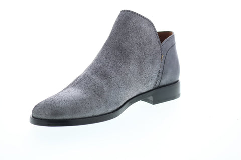 Frye Elyssa Shootie 70238 Womens Gray Leather Slip On Booties Boots