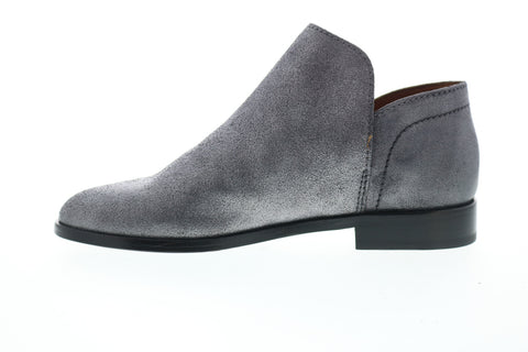 Frye Elyssa Shootie 70238 Womens Gray Leather Slip On Booties Boots