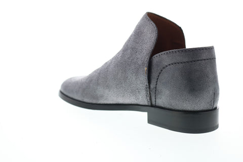 Frye Elyssa Shootie 70238 Womens Gray Leather Slip On Booties Boots