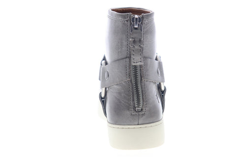 Frye Lena Harness Bootie 70276 Womens Gray Leather Bootie Boots Shoes