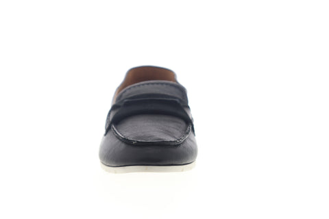 Frye Sedona Seam Moc 70304 Womens Black Leather Slip On Loafer Flats Shoes