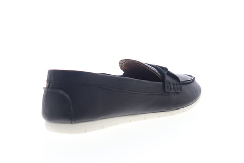 Frye Sedona Seam Moc 70304 Womens Black Leather Slip On Loafer Flats Shoes