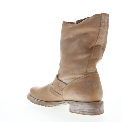 Frye Veronica Short 70326 Womens Brown Leather Adjustable Strap Engineer Boots