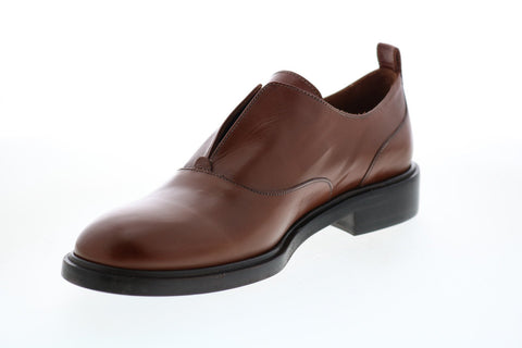 Frye Annie Oxford 70347 Womens Brown Leather Slip On Oxford Flats Shoes