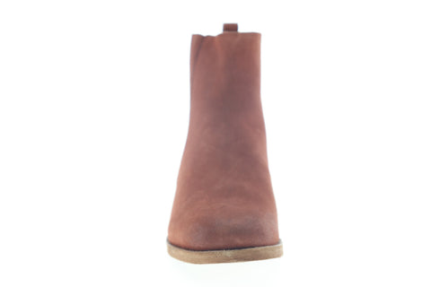 Frye Alton Chelsea 70349 Womens Red Suede Zipper Booties Boots