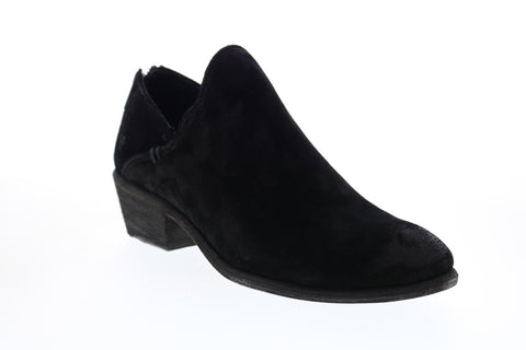 Frye Carson Shootie 70358 Womens Black Suede Ankle & Booties Boots