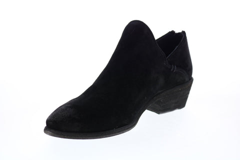 Frye Carson Shootie 70358 Womens Black Suede Ankle & Booties Boots