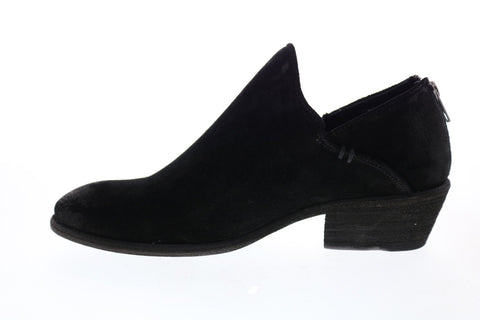 Frye Carson Shootie 70358 Womens Black Suede Ankle & Booties Boots