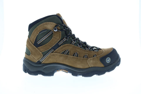 Hi-Tec Bandera WP Wide 7035W Mens Brown Wide 2E Suede Lace Up Hiking Boots