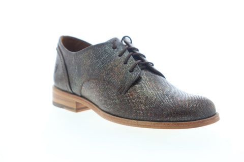 Frye Elyssa Oxford 70362 Womens Brown Leather Lace Up Oxford Flats Shoes