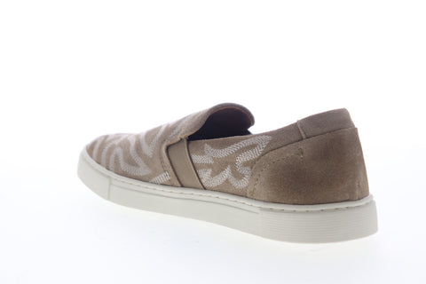 Frye Ivy Primrose Slip On 70371 Womens Beige Tan Suede Lifestyle Sneakers Shoes