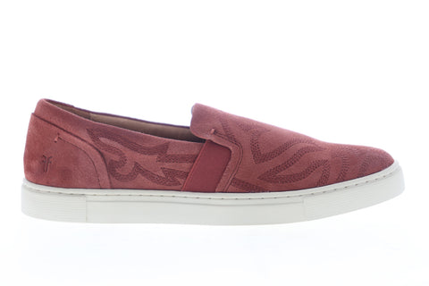 Frye Ivy Primrose Slip On 70371 Womens Pink Suede Lifestyle Sneakers Shoes