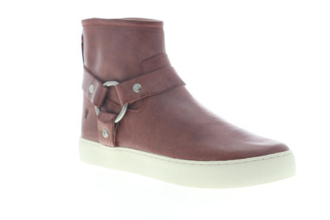 Frye Lena Harness Bootie 70387 Womens Red Leather Zipper Booties Boots