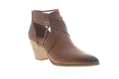 Frye Reed Horizon Bootie 70399 Womens Brown Leather Zipper Booties Boots