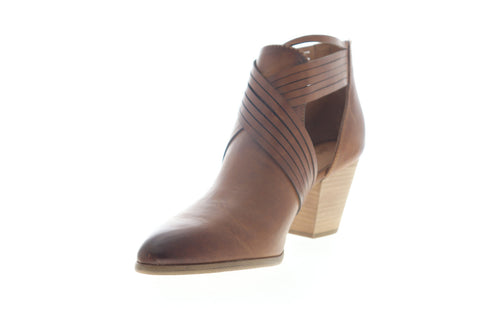 Frye Reed Horizon Bootie 70399 Womens Brown Leather Zipper Booties Boots