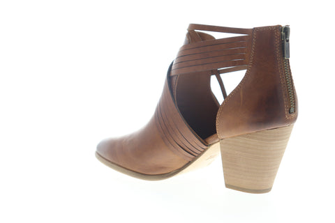 Frye Reed Horizon Bootie 70399 Womens Brown Leather Zipper Booties Boots