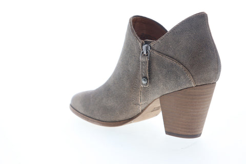 Frye Reed Shootie 70402 Womens Brown Suede Slip On Booties Boots