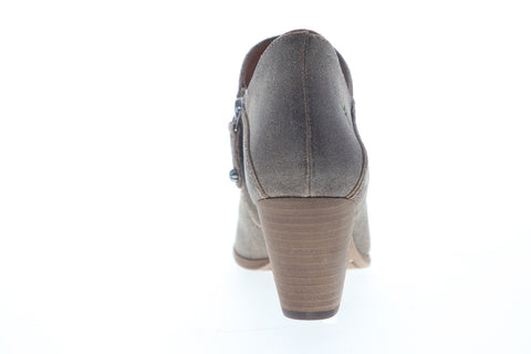 Frye Reed Shootie 70402 Womens Brown Suede Slip On Booties Boots