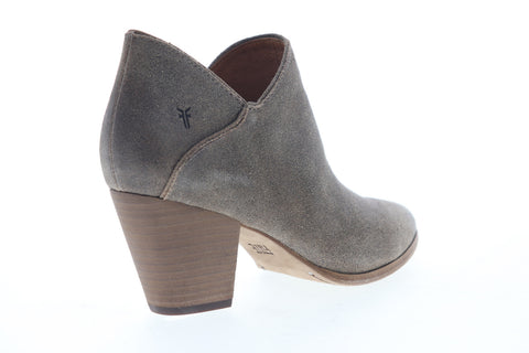 Frye Reed Shootie 70402 Womens Brown Suede Slip On Booties Boots
