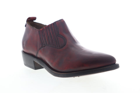 Frye Billy Shootie 70431 Womens Red Leather Slip On Booties Boots